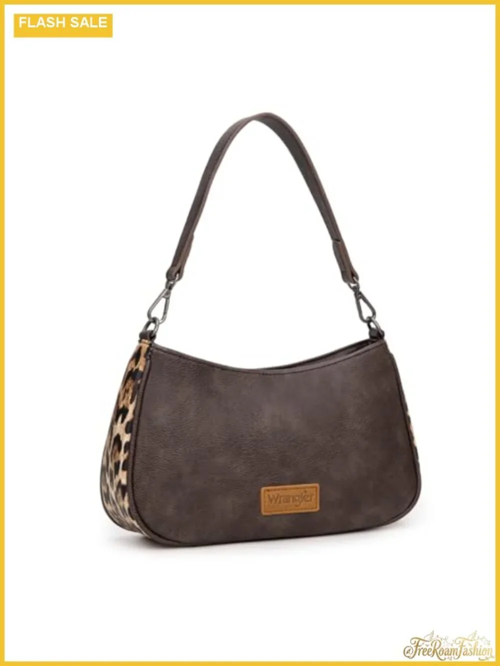Aztec Printed Faux Leather Hobo Shoulder Bag with Detachable Strap